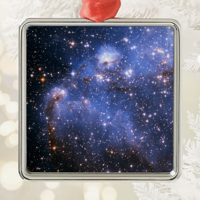 Small Magellanic Cloud Metal Tree Decoration (Small Magellanic Cloud Metal Ornament)