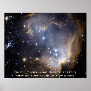 Small Magellanic Cloud Poster Landscape 20" x 16"