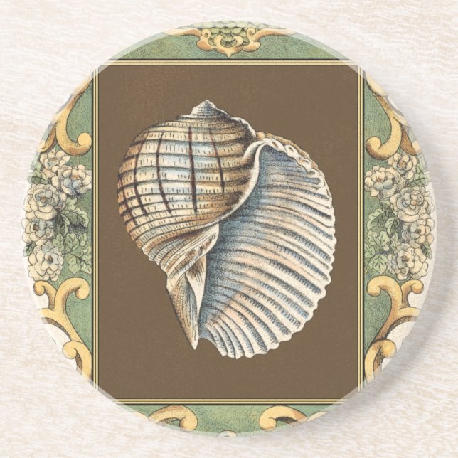 Small Mermaid's Shells Coaster (Front)