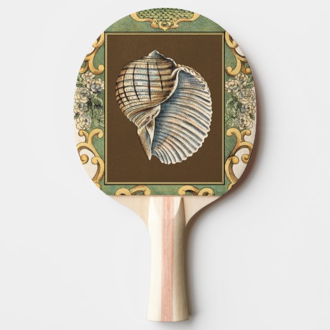Small Mermaid's Shells Ping Pong Paddle (Front)