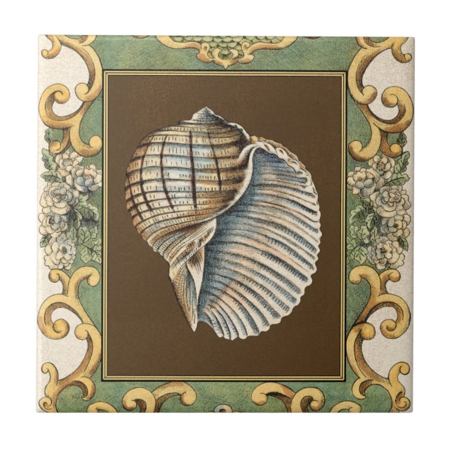 Small Mermaid's Shells Tile (Front)