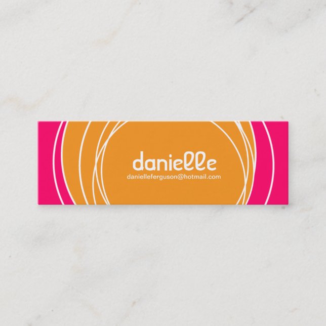 Small Mini Calling Card (Front)