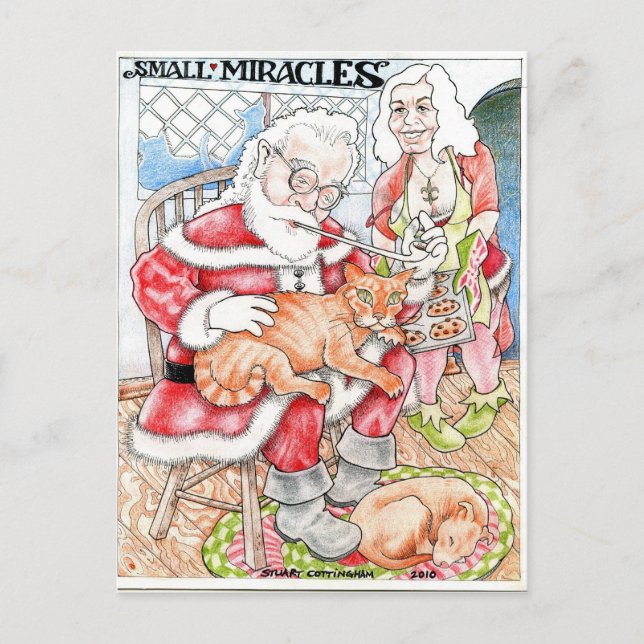 Small Miracles Holiday Postcard (Front)