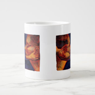 Small Mirror Twin with Figure Large Coffee Mug