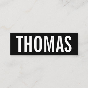 Small modern business card template