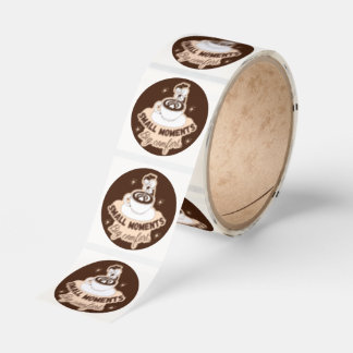 Small Moments Big Comfort Coffee Latte Sticker