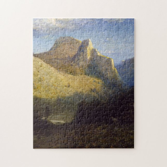 Small Mountain Outdoor Landscape Scene Puzzle (Vertical)