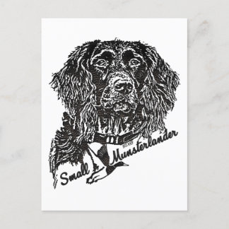 Small Munsterlander (logo) Postcard