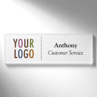 Small Name Badge Magnet Custom Logo Employee Staff
