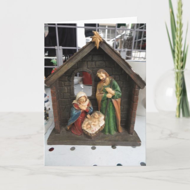 Small Nativity Holiday Card (Front)