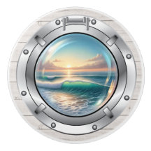 Small Nautical - Ocean Ceramic Drawer Knobs