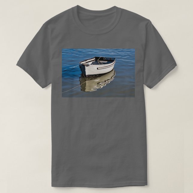 Small Pale Grey Skiff T-Shirt (Design Front)