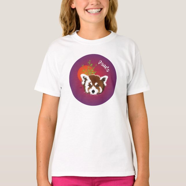 Small panda (Ailurus fulgens) - shirt (Front)
