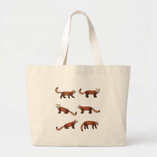 small panda large tote bag