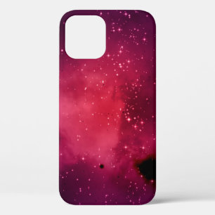 Small part of an infinite star field of space in t iPhone 12 case