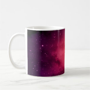 Small part of an infinite star field of space in t coffee mug