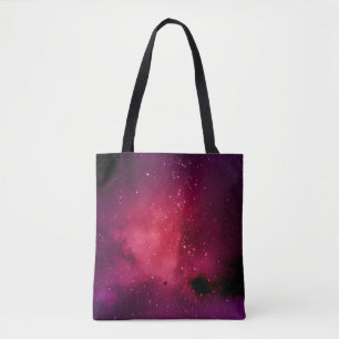 Small part of an infinite star field of space in t tote bag