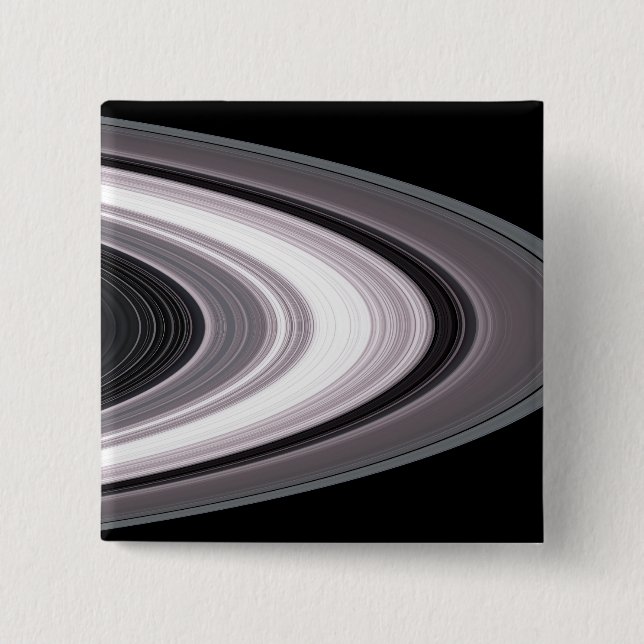 Small Particles in SaturnÃ¯Â¿Â½s Rings 15 Cm Square Badge (Front)