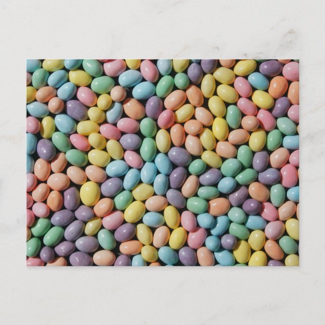 Small Pastel Candies Postcard (Front)