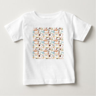 Small Pastel Triangles Baby T-Shirt