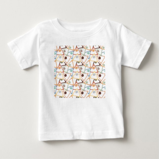 Small Pastel Triangles  Baby T-Shirt (Front)