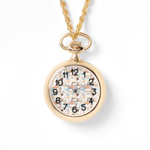 Small Pastel Triangles  Watch