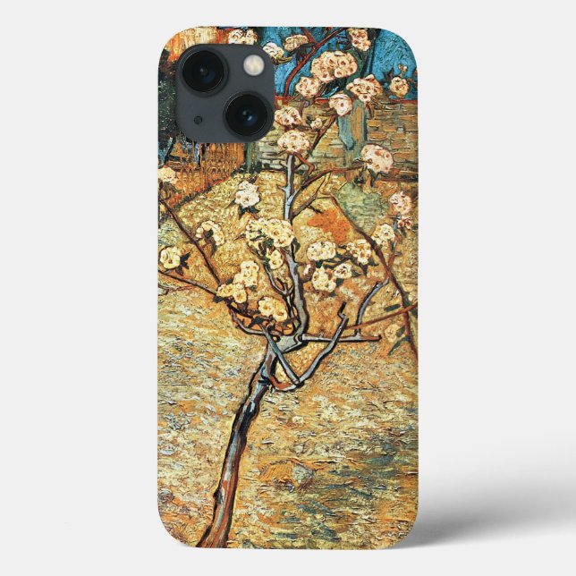 Small Pear Tree in Bloom by Vincent van Gogh Case-Mate iPhone Case (Back)
