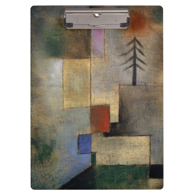 Small Picture of Fir Trees by Paul Klee Clipboard (Front)