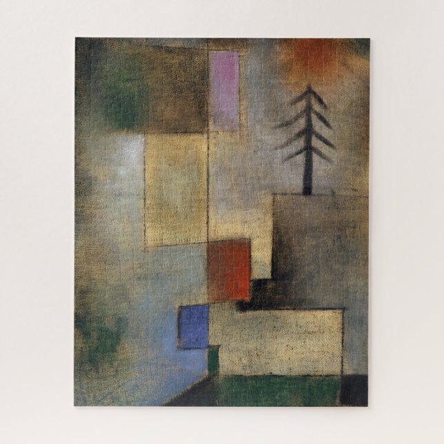 Small Picture of Fir Trees by Paul Klee Jigsaw Puzzle (Vertical)