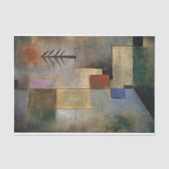 Small Picture of Fir Trees by Paul Klee Tissue Paper (Front)