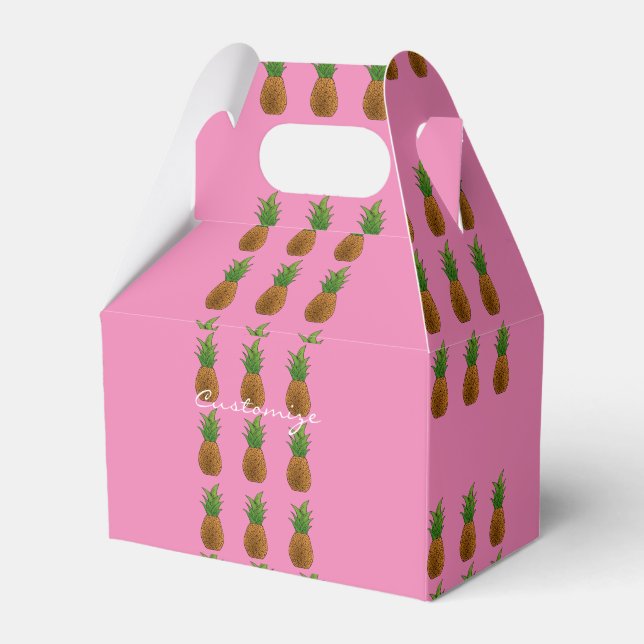 Small Pineapples Thunder_Cove Favour Box (Front Side)