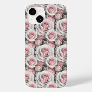 Small Pink and White Roses Phone Case