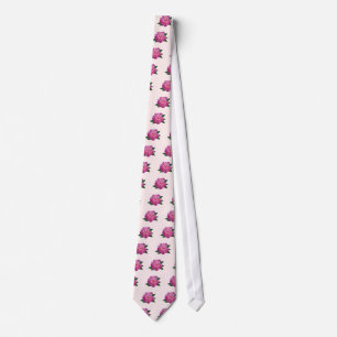 Small Pink Peony Tie