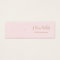 Small Pink Script Stud Earring  Display Card