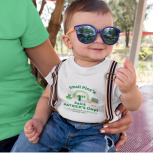 Small Pint's 1st St. Patrick's Day Fun Baby T-Shirt