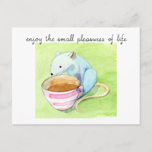 Small Pleasures Postcard