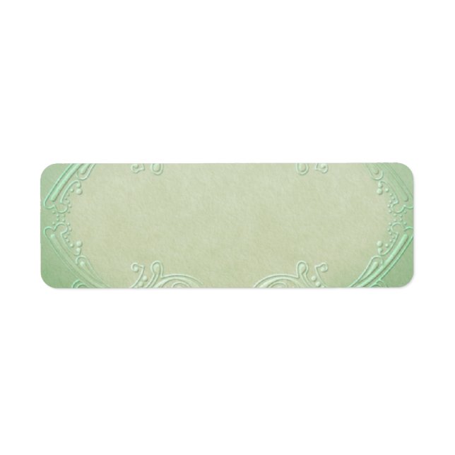 Small Pretty Green Apothecary Label (Front)