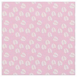 SMALL PRINT DIY Masks - Pink White Goat Hoofprints Fabric