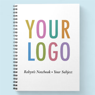 Small Promotional Notebook Company Logo No Minimum