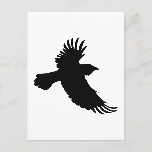 SMALL RAVEN POSTCARD (Front)