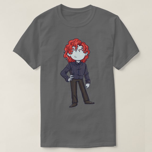 Small Redhead Vampire T-Shirt (Design Front)