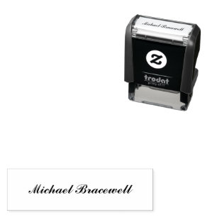 Small Self Inking Stamp with Your Custom Name