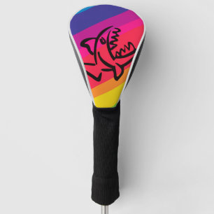 small shark golf head cover