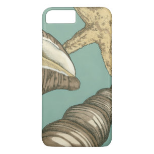 Small Shell Trio on Teal Case-Mate iPhone Case