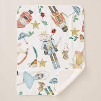 small sherpa blanket - ideal gift for new baby 