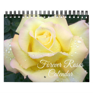 Small Size Forever Roses Calendar