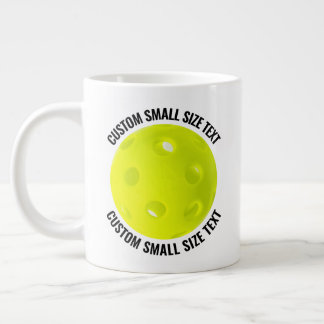 Small Size Personalised Text Giant Pickleball Mug