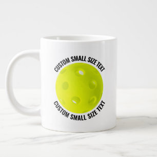 Small Size Personalised Text Pickleball Custom Large Coffee Mug