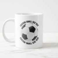 Small Size Personalised Text Soccer Ball Custom