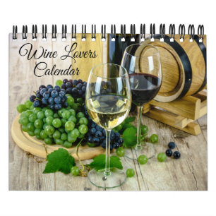 Small Size Wine Lovers Calendar